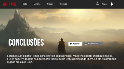 Template PowerPoint Netflix — Slides Cinematográficos para Apresentações