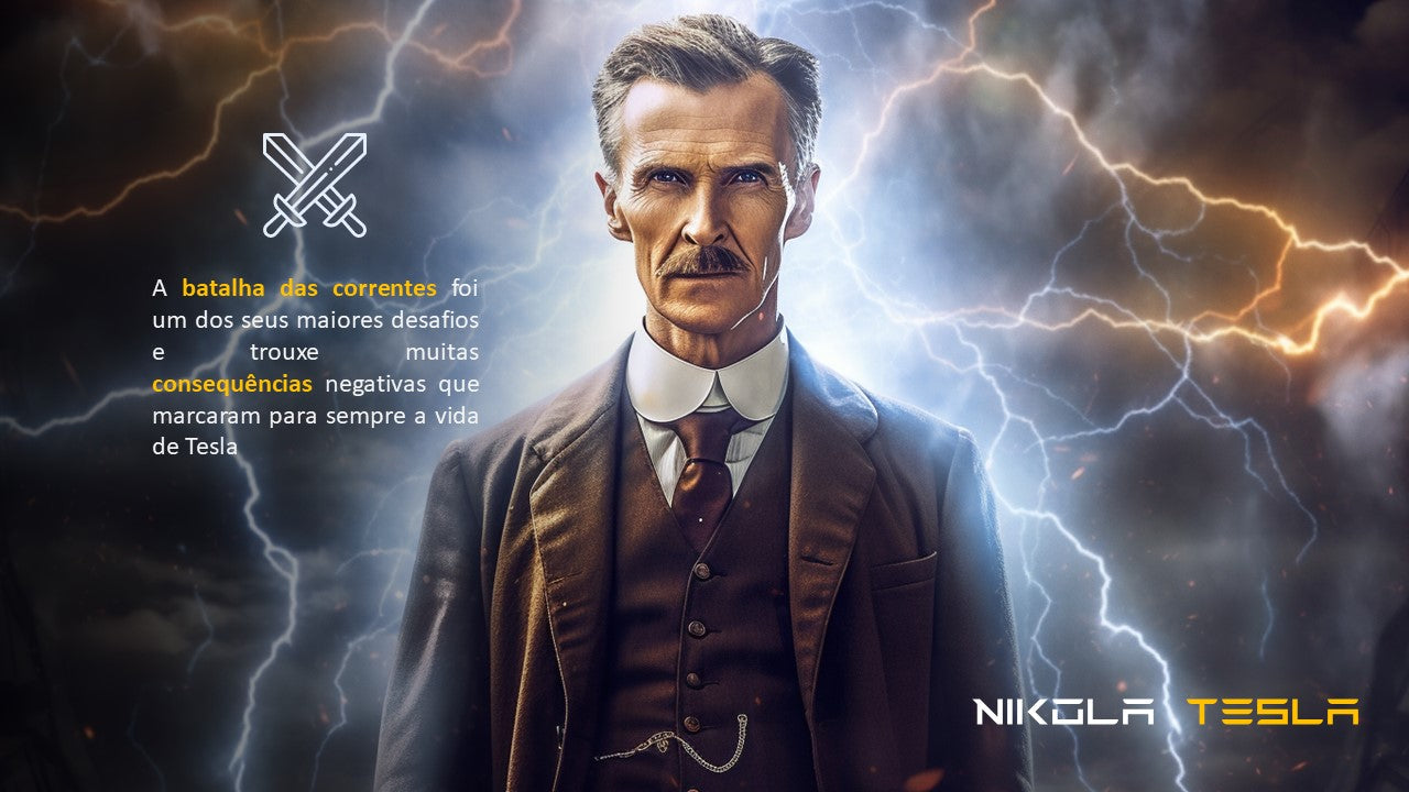 Template inspirado na obra de Nicola Tesla