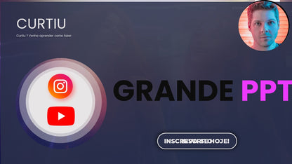 Template PowerPoint Dark Glam — Apresentação Estilo Cinema