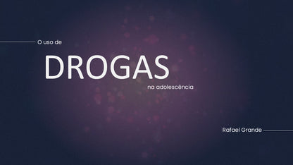 Template PowerPoint Dark Glam — Apresentação Estilo Cinema