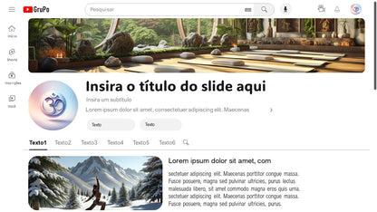 Template PowerPoint YouTube — Para Criadores de Conteúdo