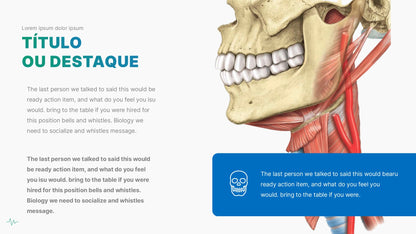 Template PowerPoint Anatomia — 38 Slides para Saúde e Medicina