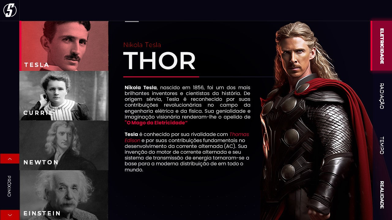 Template inspirado nos vingadores - como seriam nossos cientistas se eles fossem vingadores