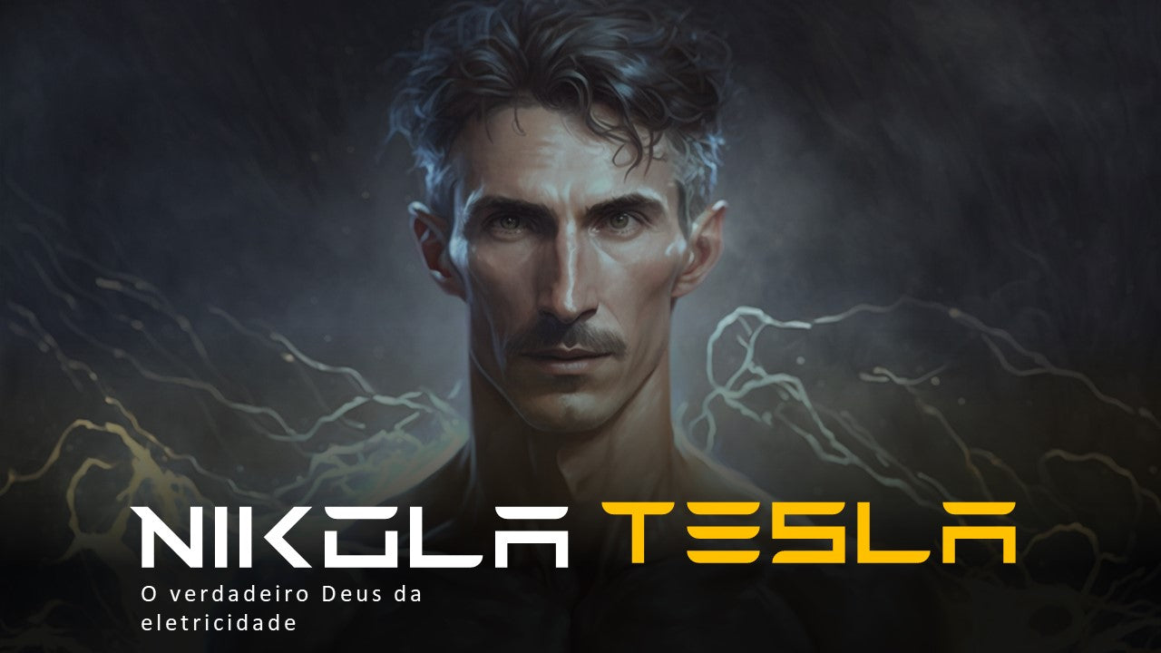 Template inspirado na obra de Nicola Tesla