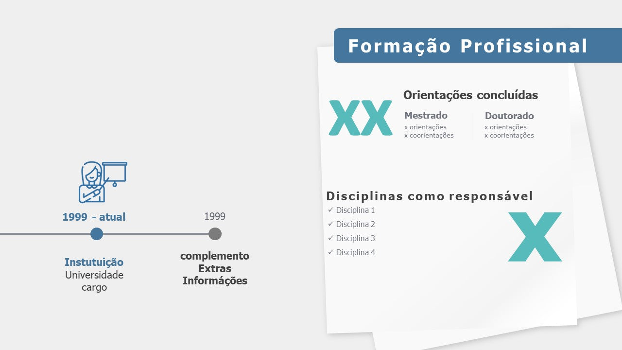 Modelo / Template de perfil acadêmico