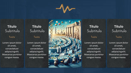 Combo PowerPoint Medicina — 7 Templates para Saúde