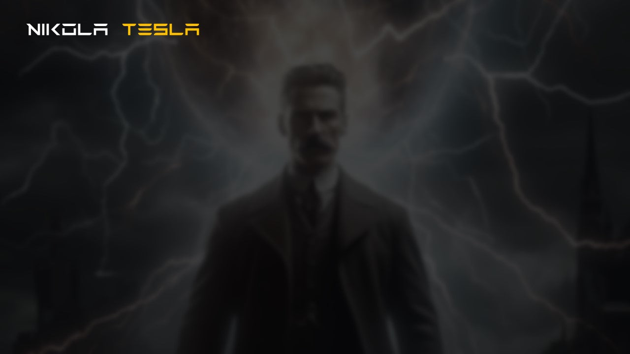 Template inspirado na obra de Nicola Tesla