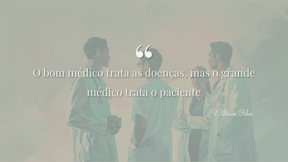 Combo PowerPoint Medicina — 7 Templates para Saúde