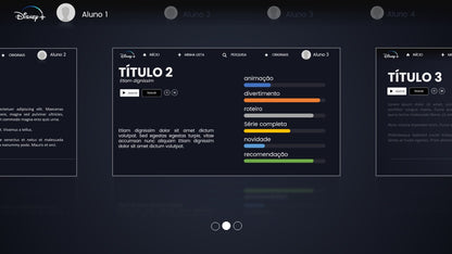Template PowerPoint Disney+ — Slides com Magia e Estilo