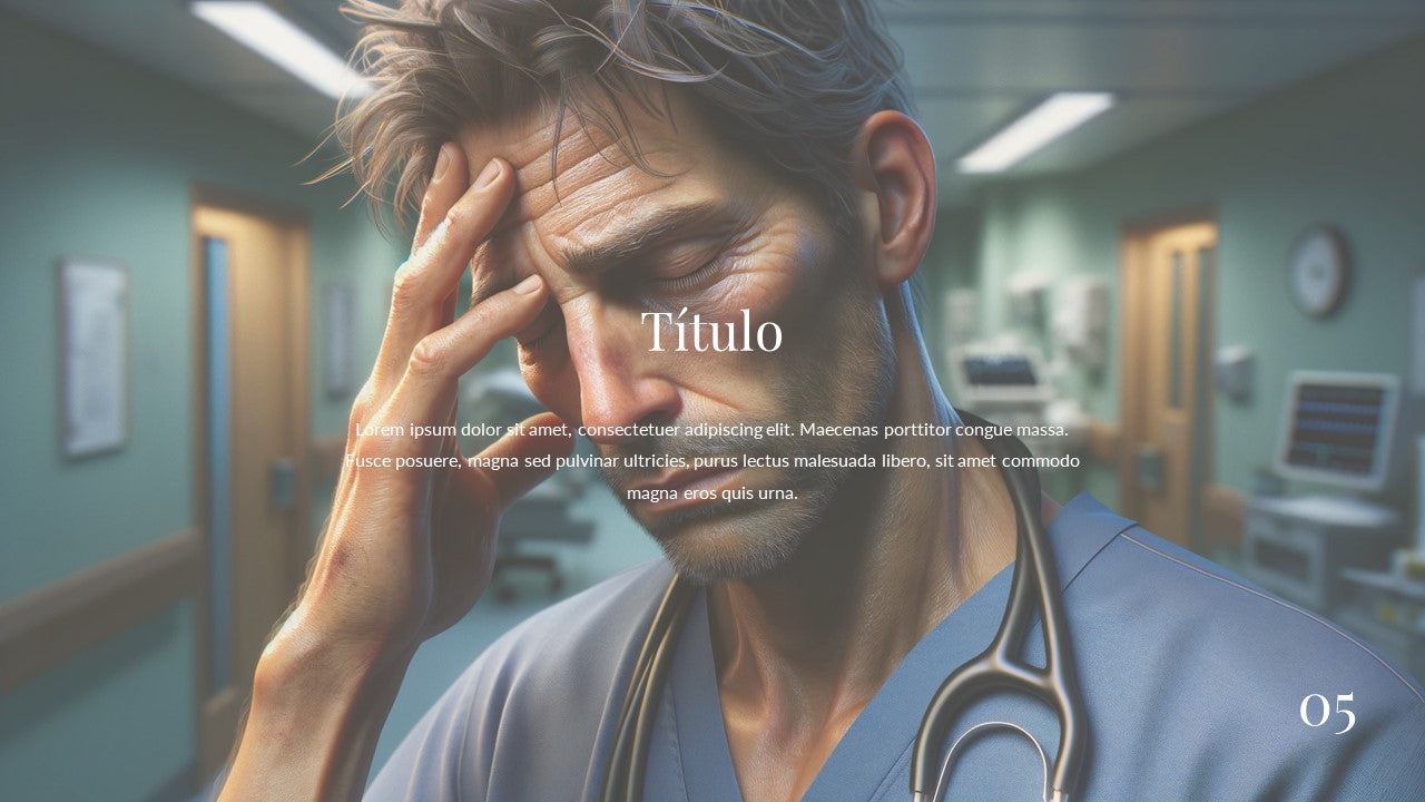 Combo de templates com imagens inspiradas na medicina