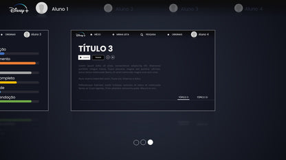 Template PowerPoint Disney+ — Slides com Magia e Estilo