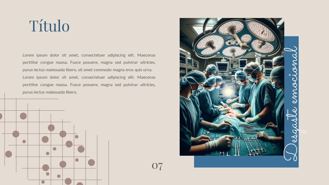 Combo de templates com imagens inspiradas na medicina