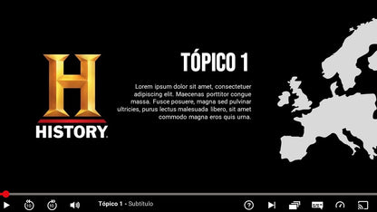 Template PowerPoint Netflix — Slides Cinematográficos para Apresentações
