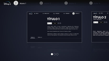 Template PowerPoint Disney+ — Slides com Magia e Estilo