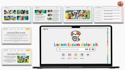 Template PowerPoint Google — Versão Clean e Moderna