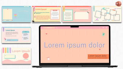 Template PowerPoint GrandePPT — slide de abertura com design impactante