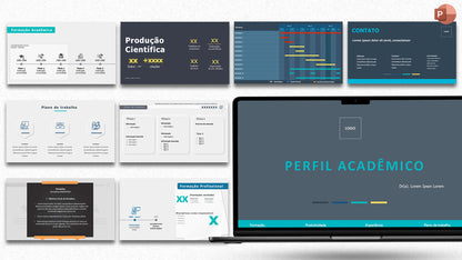 Template PowerPoint Acadêmico — TCC, Banca e Defesa